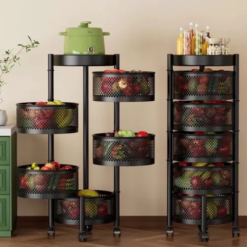 5 LAYER ROUND VEGETABLE RACK