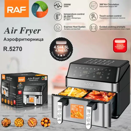 9L DOUBLE AIRFRYER 
