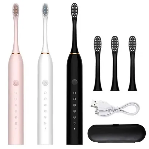 X3 Tooth Brush Electric Rechargeable Toothbrushes  4pcs brushhead