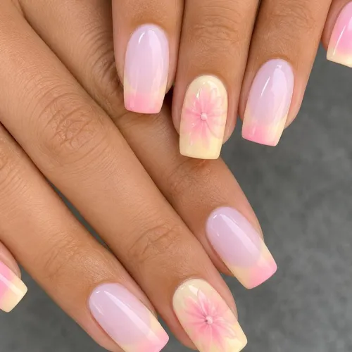 Sunset Nail