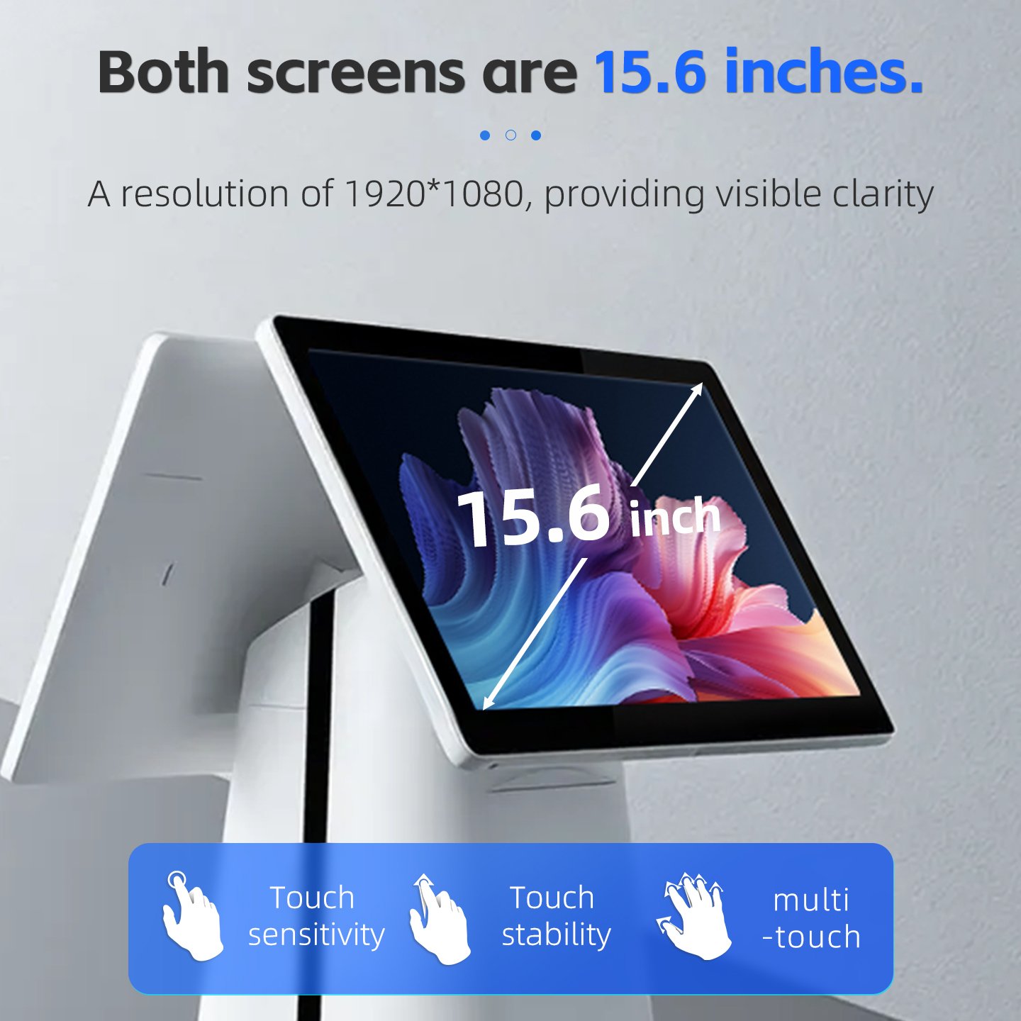 15 Inch Touch POS System China-Made Retail Intel I5/i7 Compatible Windows 10 Offline Cash Register Terminal POS Machine