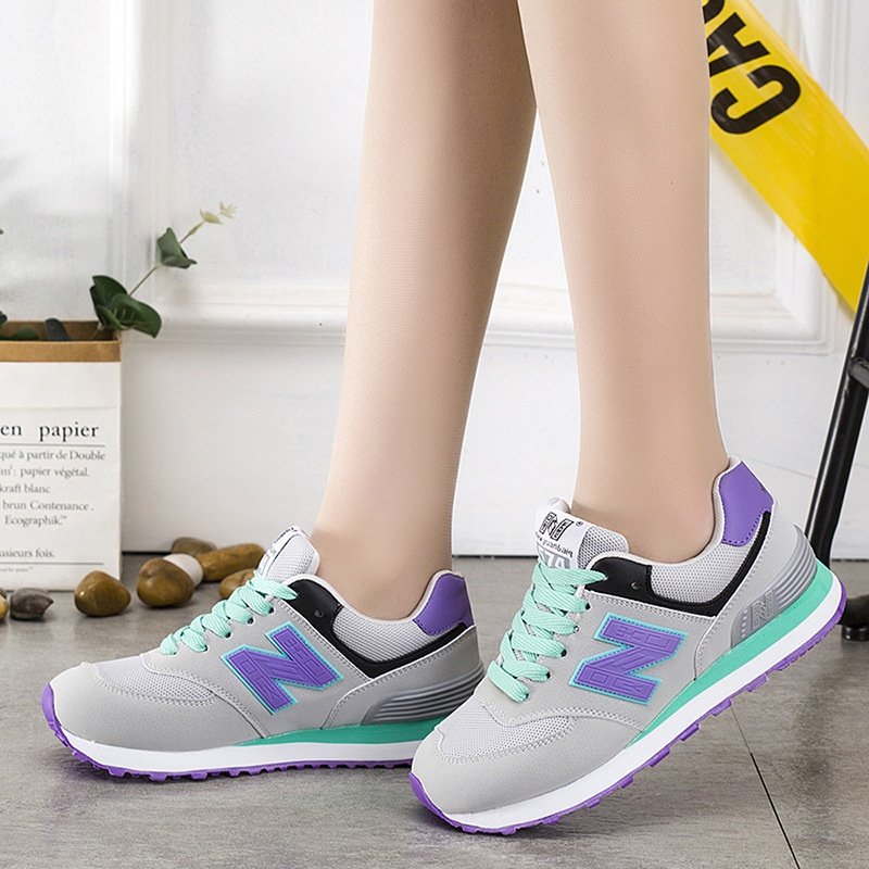 Forrest Gump N574 Solid Summer Breathable Comfortable Men's & Unisex Women's Sports Casual Shoes