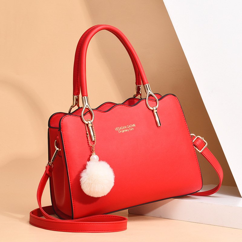 New Hot-Selling Model Top Cute Fancy Colorful Fashion Casual Tote Designer Ladies Handbag Crossbody Letter Zipper Polyester