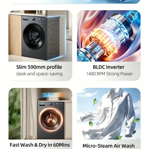 HISENSE 12KG FULLY AUTOMATIC WASHING MACHINE 