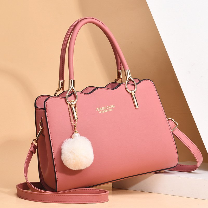 New Hot-Selling Model Top Cute Fancy Colorful Fashion Casual Tote Designer Ladies Handbag Crossbody Letter Zipper Polyester