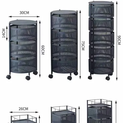 5 LAYER ROUND VEGETABLE RACK