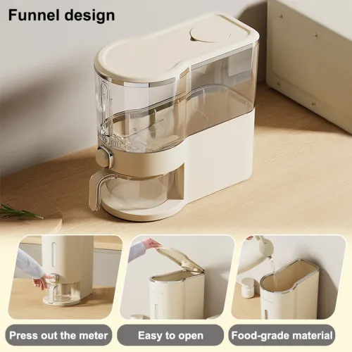 Plastic Rice Grain Dispenser Bucket 10Kg