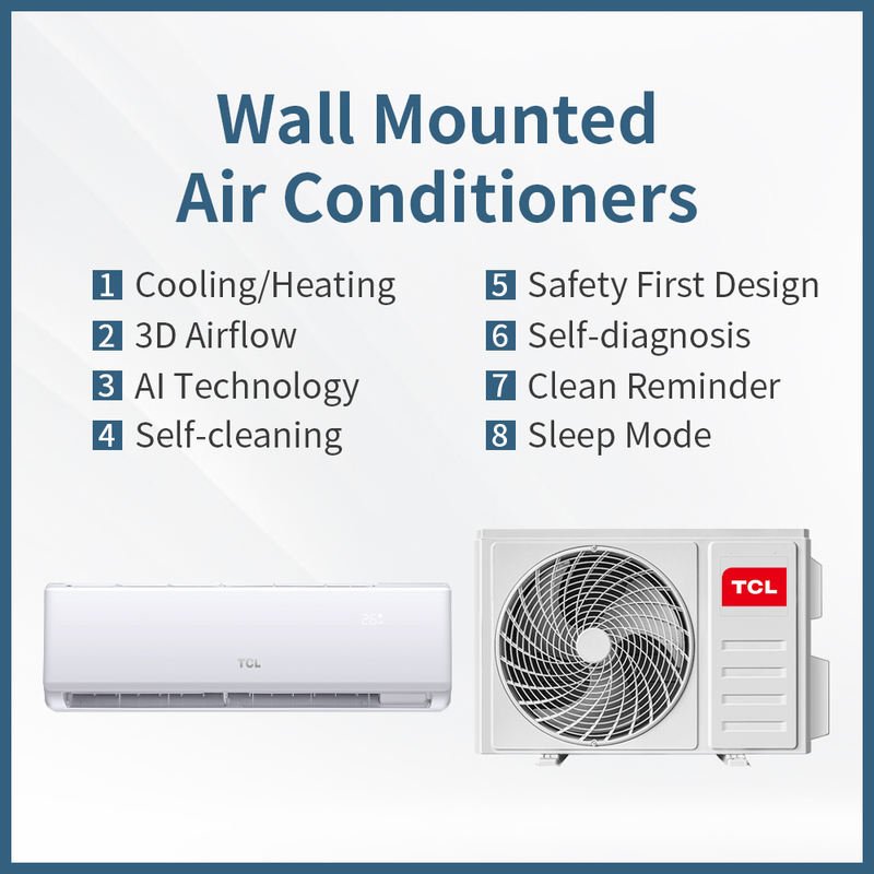 TCL Mini Split Climatiseur 12000btu  220V AC Home Air Conditioner