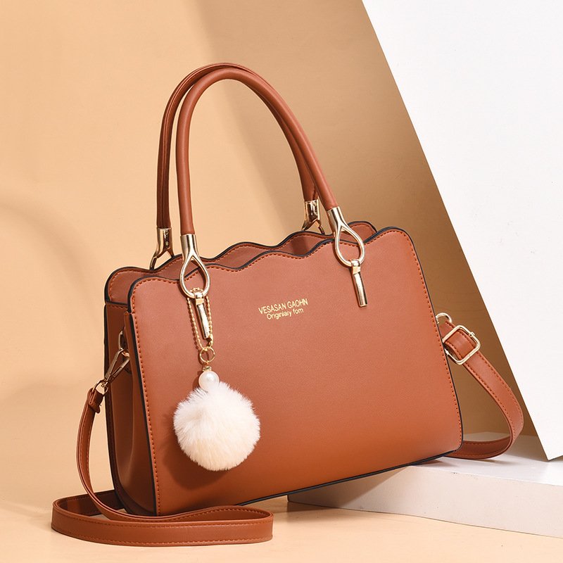 New Hot-Selling Model Top Cute Fancy Colorful Fashion Casual Tote Designer Ladies Handbag Crossbody Letter Zipper Polyester