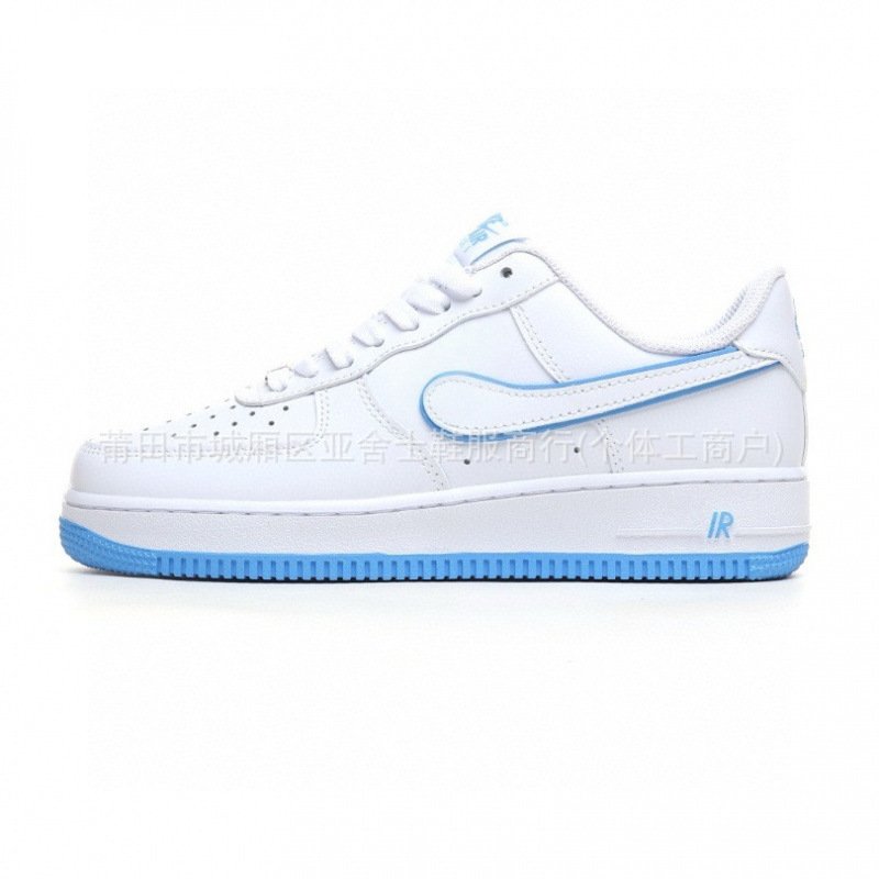 High-quality, popular European and American-style Air Force 1 retro sneakers, versatile white shoes, AF1 unisex casual shoes for sports and leisure