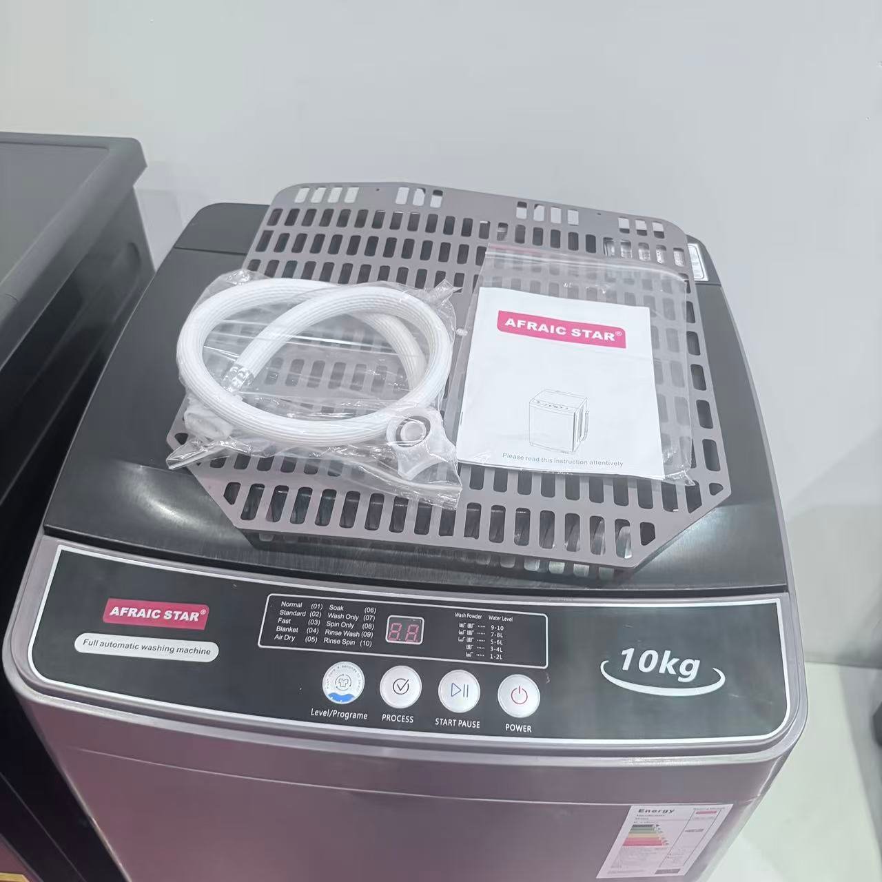 10KG Fully Automatic English Language Household All-In-One Washer/Dryer Single Bucket Top Loading Electric Energy