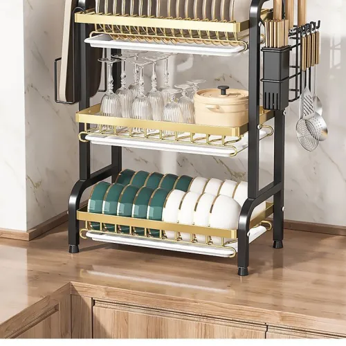3 LAYER DISH RACK 