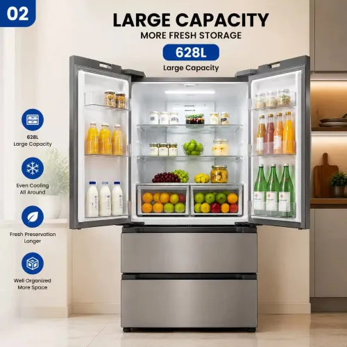 628 L FRENCH DOOR REFRIGERATOR 